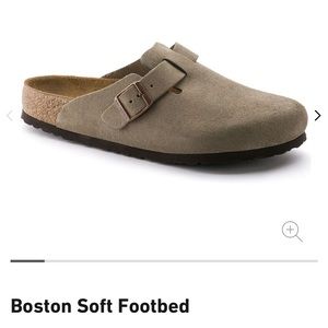 Birkenstock soft footbed 38 taupe bostons